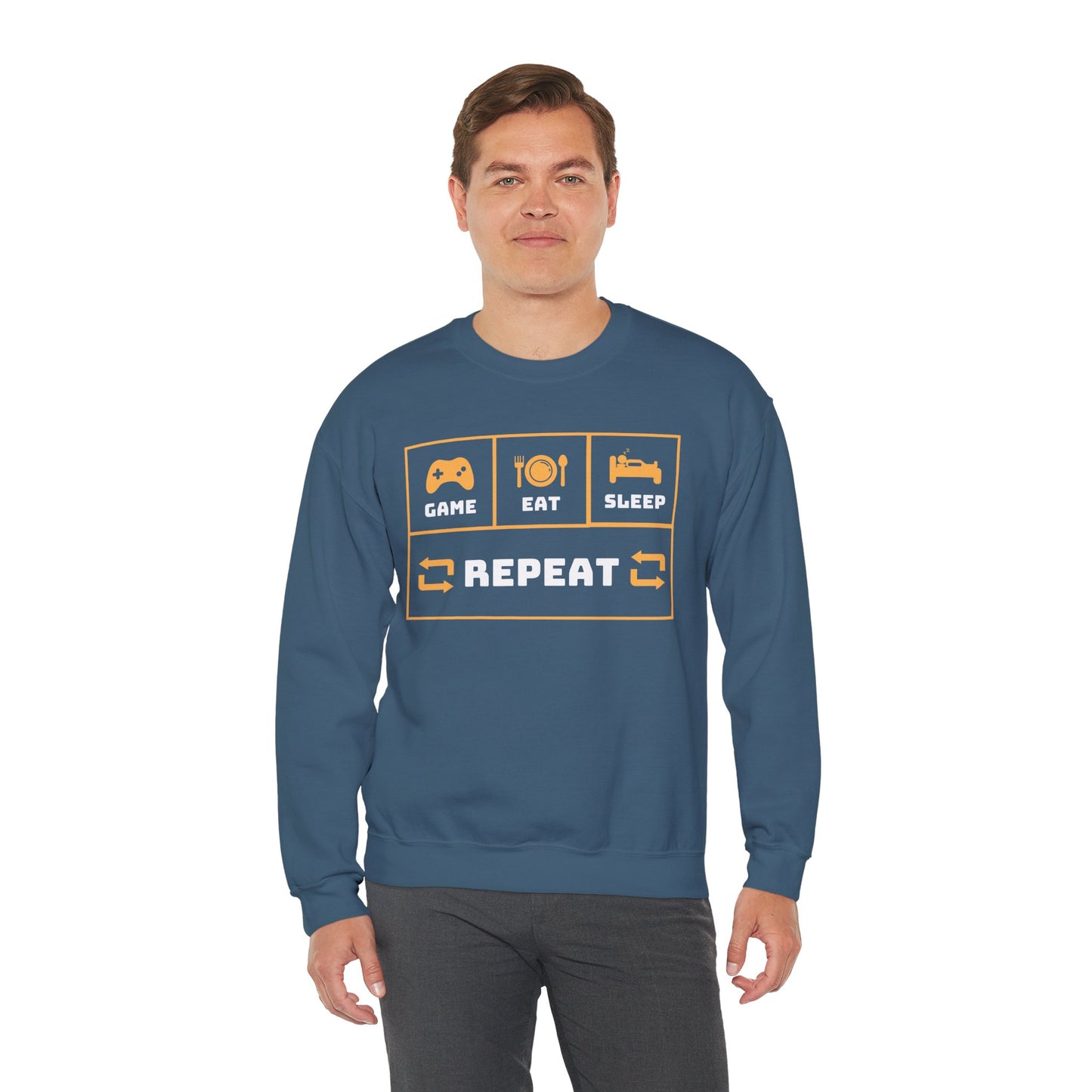 Heavy Blend™ Crewneck Repeat Sweatshirt