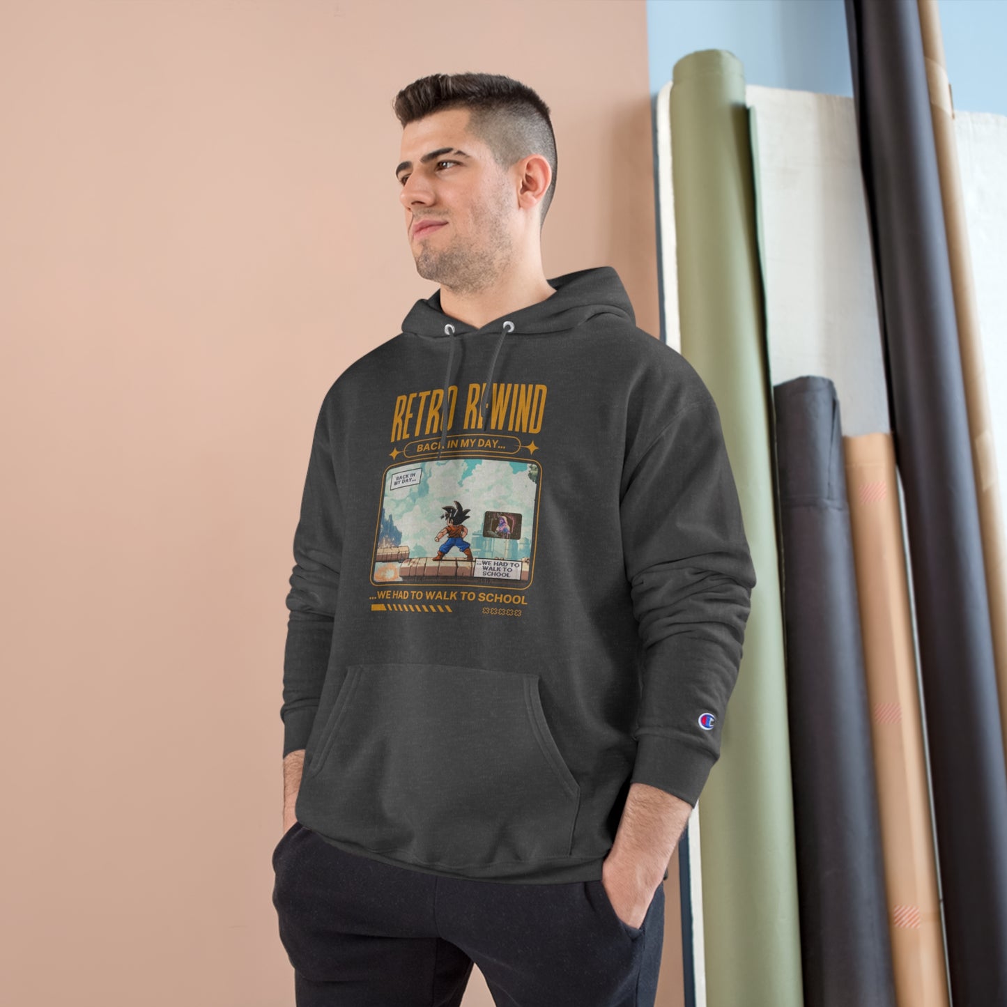 Retro Gamer Champion Hoodie - Back in my day