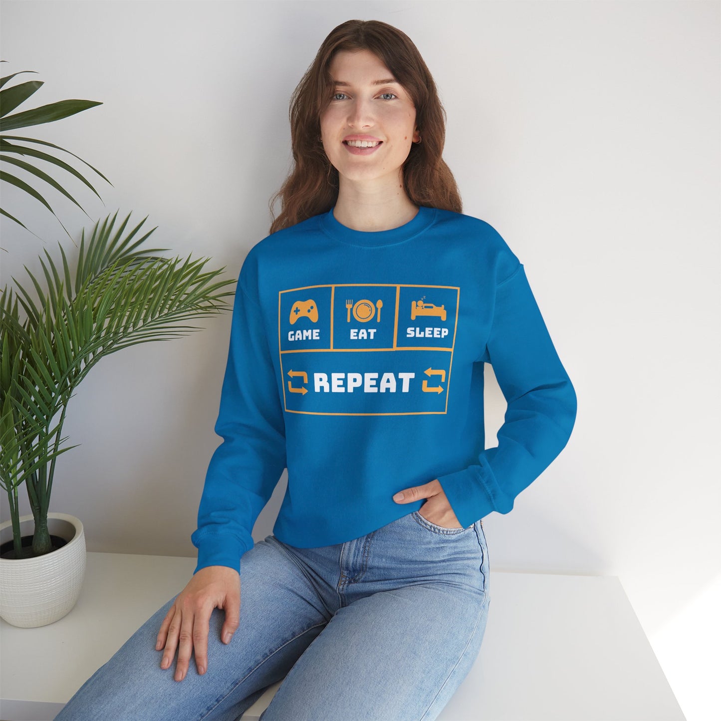 Heavy Blend™ Crewneck Repeat Sweatshirt