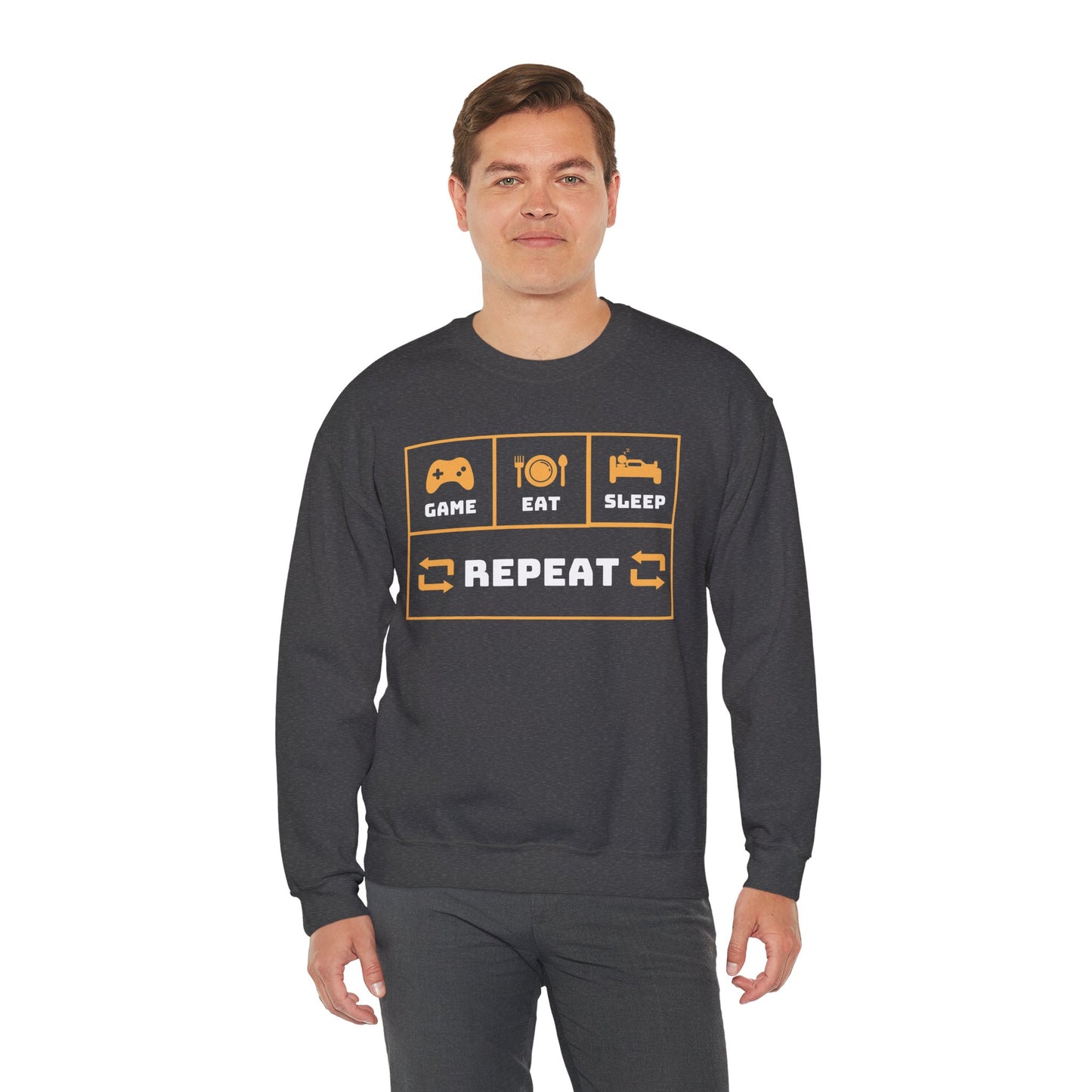 Heavy Blend™ Crewneck Repeat Sweatshirt