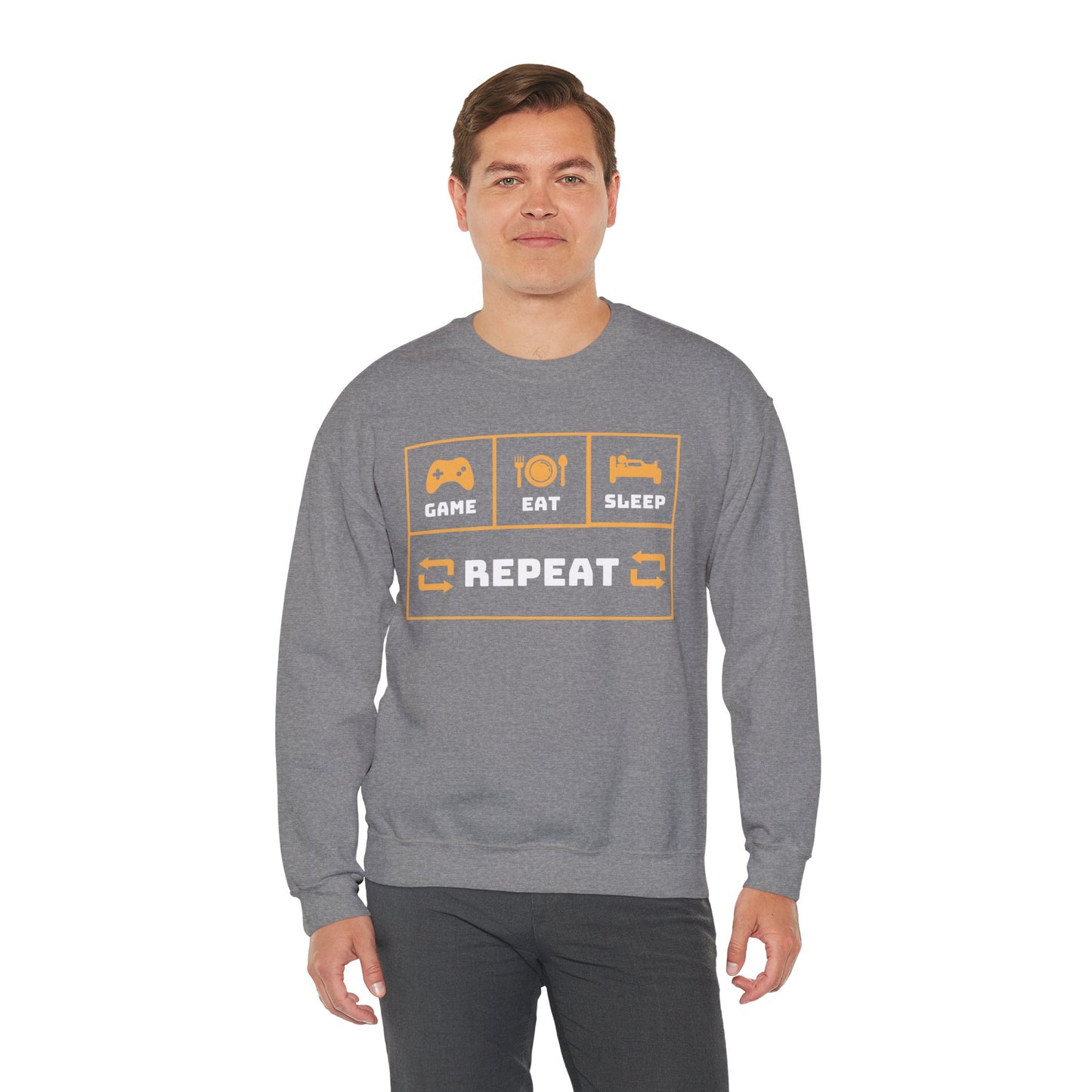 Heavy Blend™ Crewneck Repeat Sweatshirt