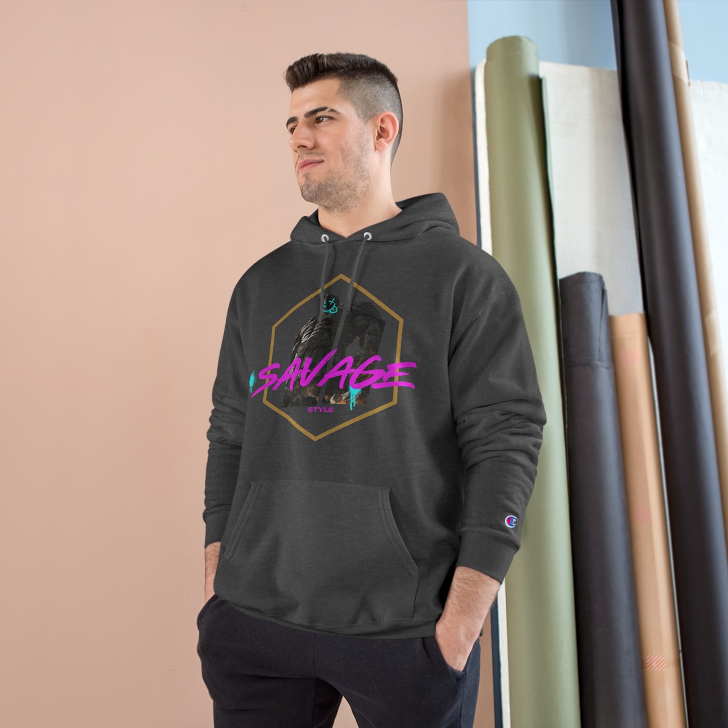 Savage Colossus Champion Hoodie - Unisex