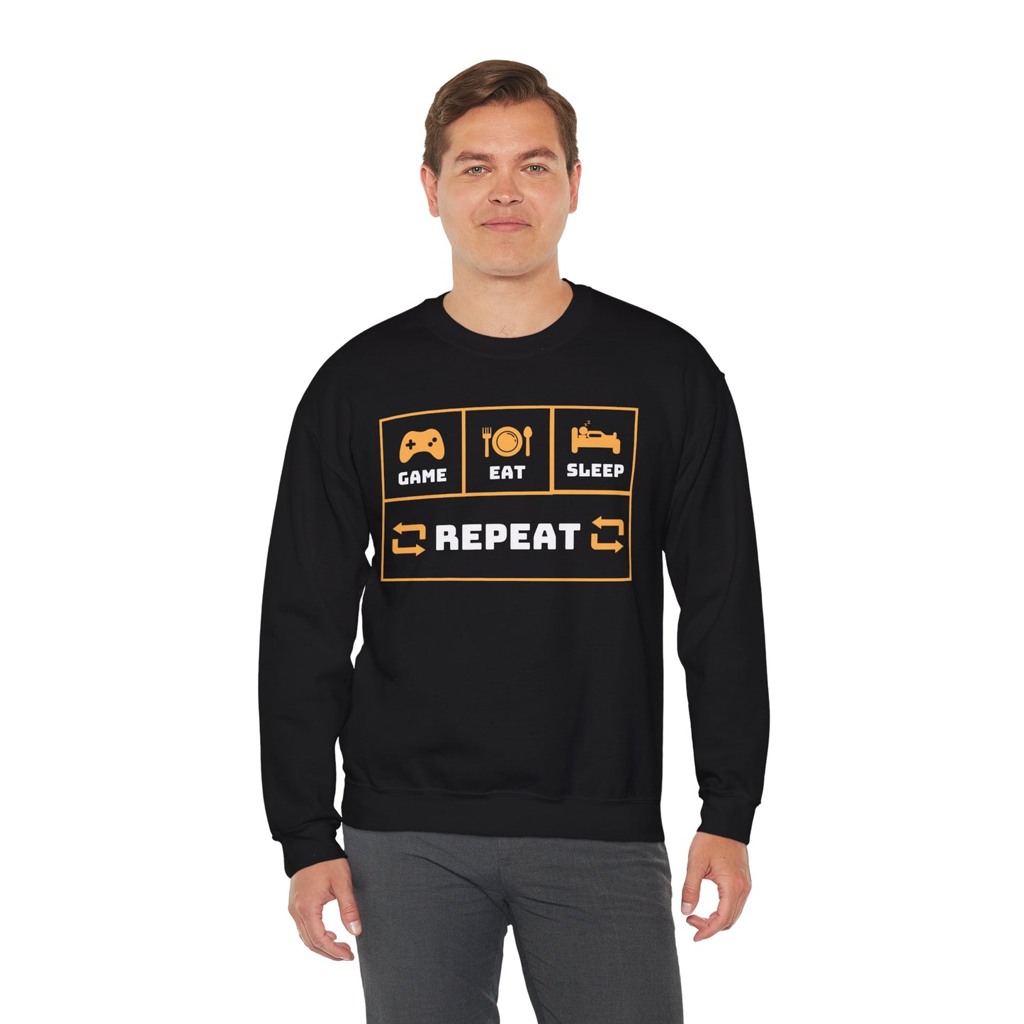 Heavy Blend™ Crewneck Repeat Sweatshirt