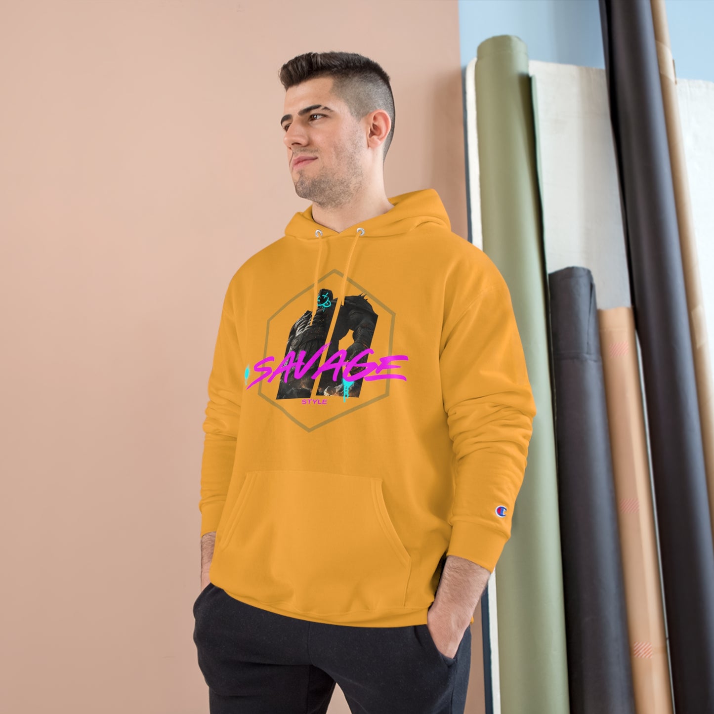 Savage Colossus Champion Hoodie - Unisex