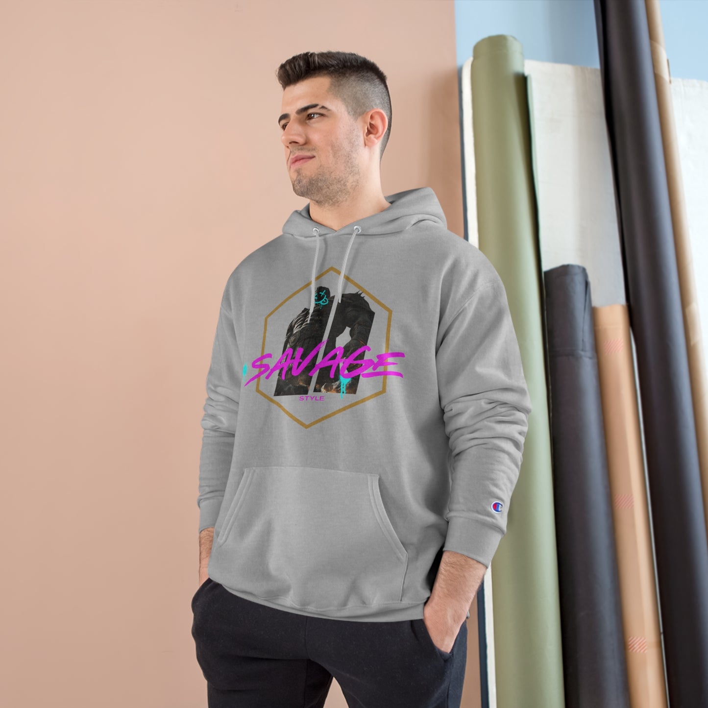 Savage Colossus Champion Hoodie - Unisex