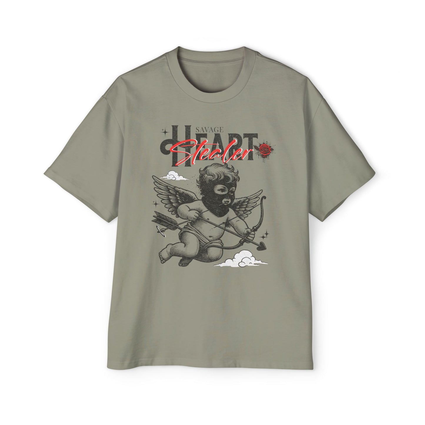 Savage Heart Stealer Men's Oversized T-Shirt