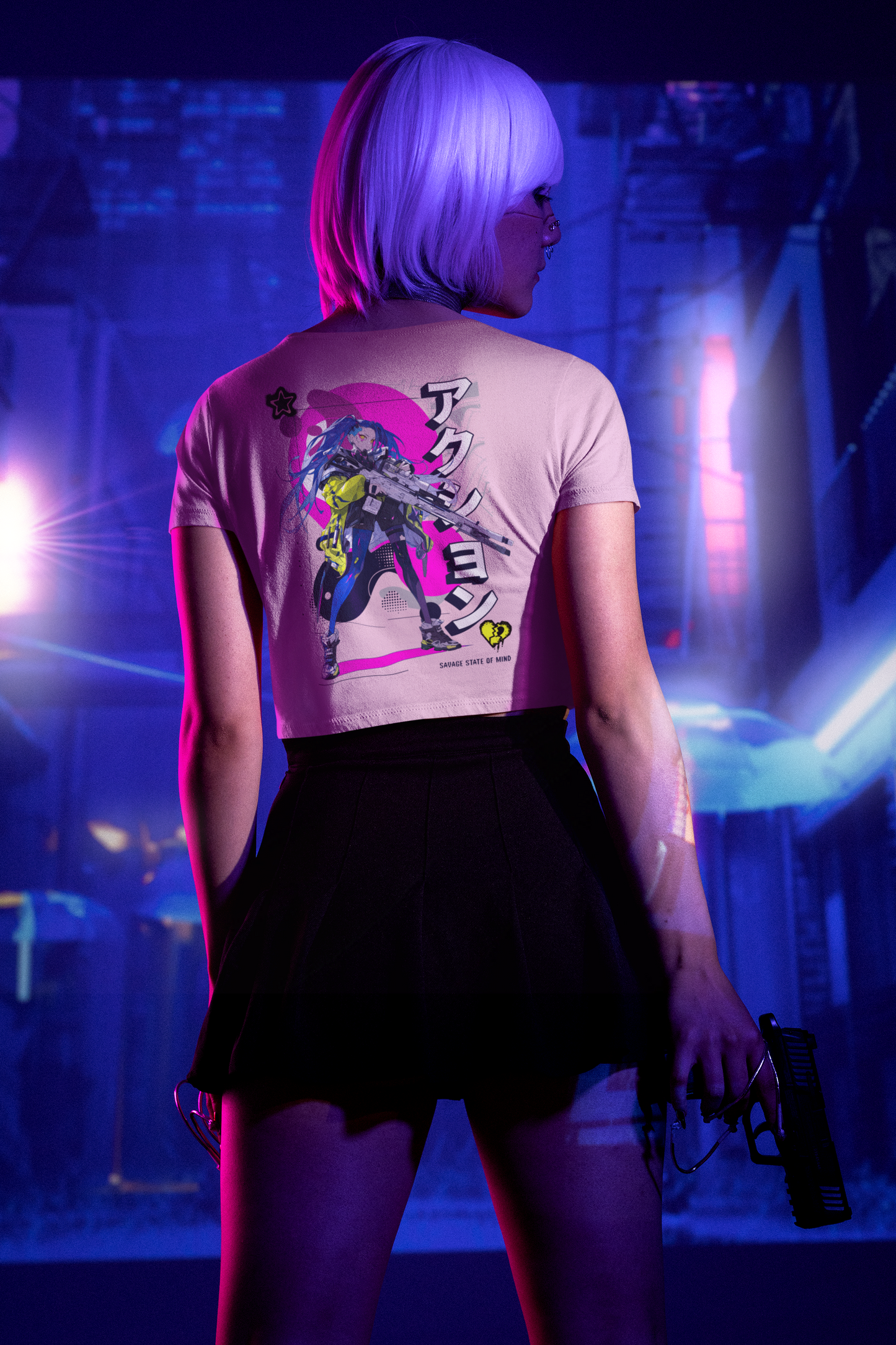 Champion Women's Cropped T-Shirt: Savage State of Mind