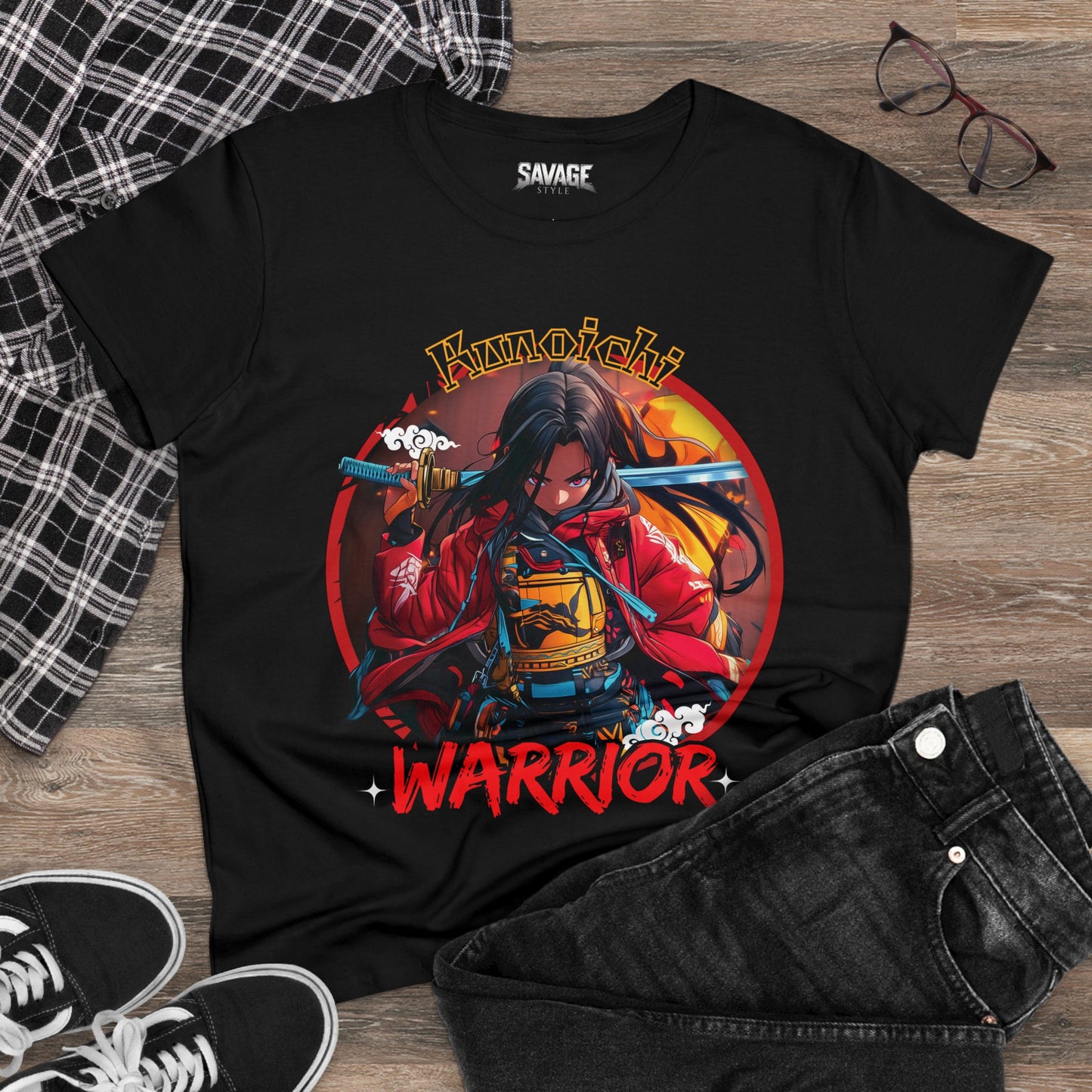 Women's Anime Warrior T-Shirt