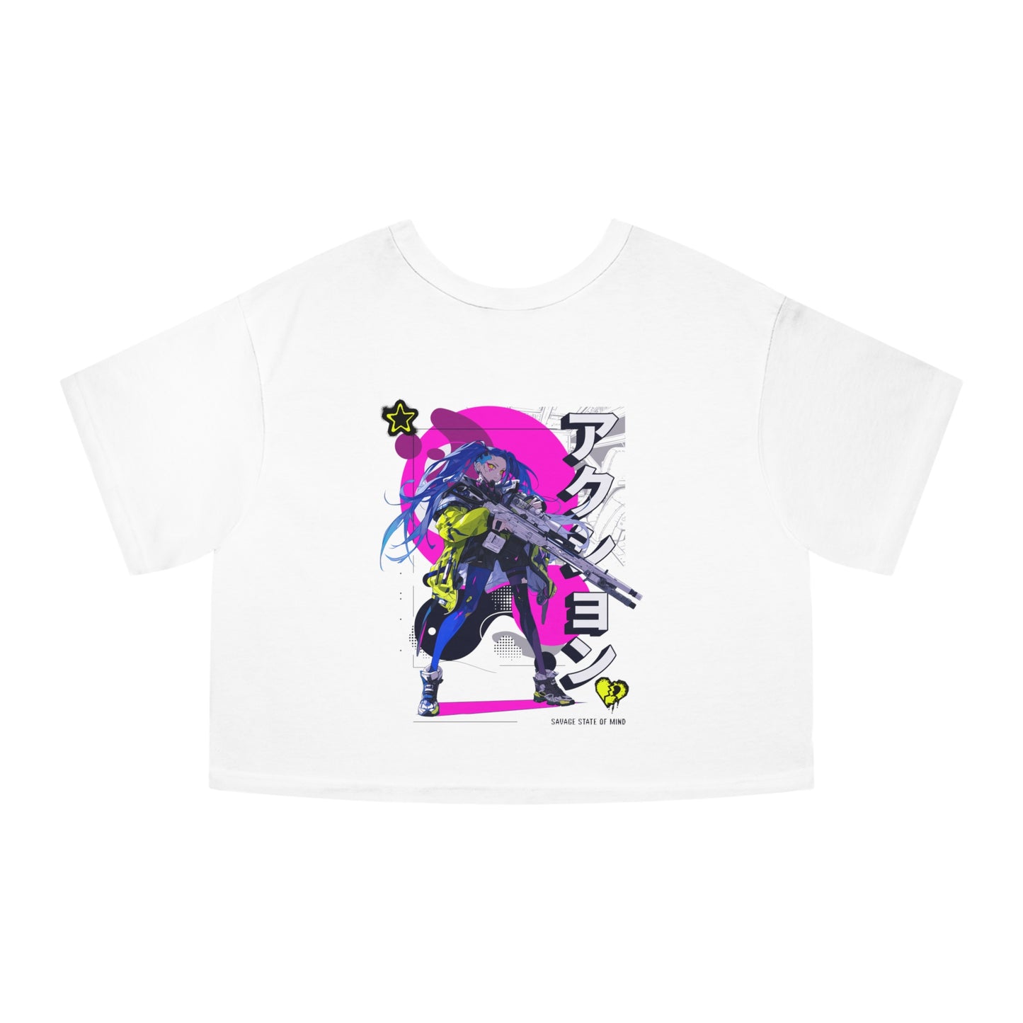 Champion Women's Cropped T-Shirt: Savage State of Mind