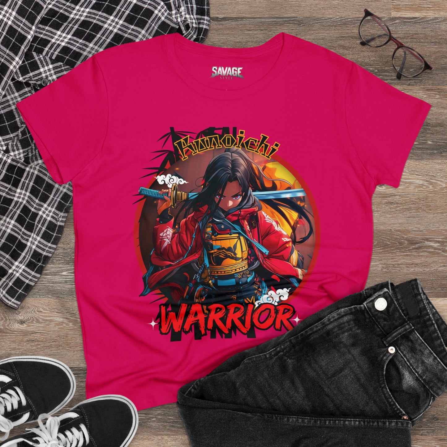 Women's Anime Warrior T-Shirt