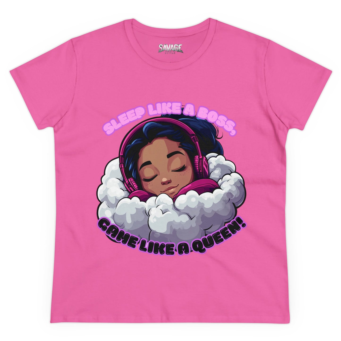 Gamer Queen Women's Tee - Sleep Like a Boss, Game Like a Queen