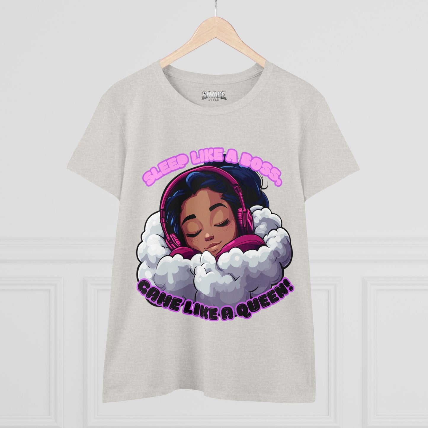Gamer Queen Women's Tee - Sleep Like a Boss, Game Like a Queen