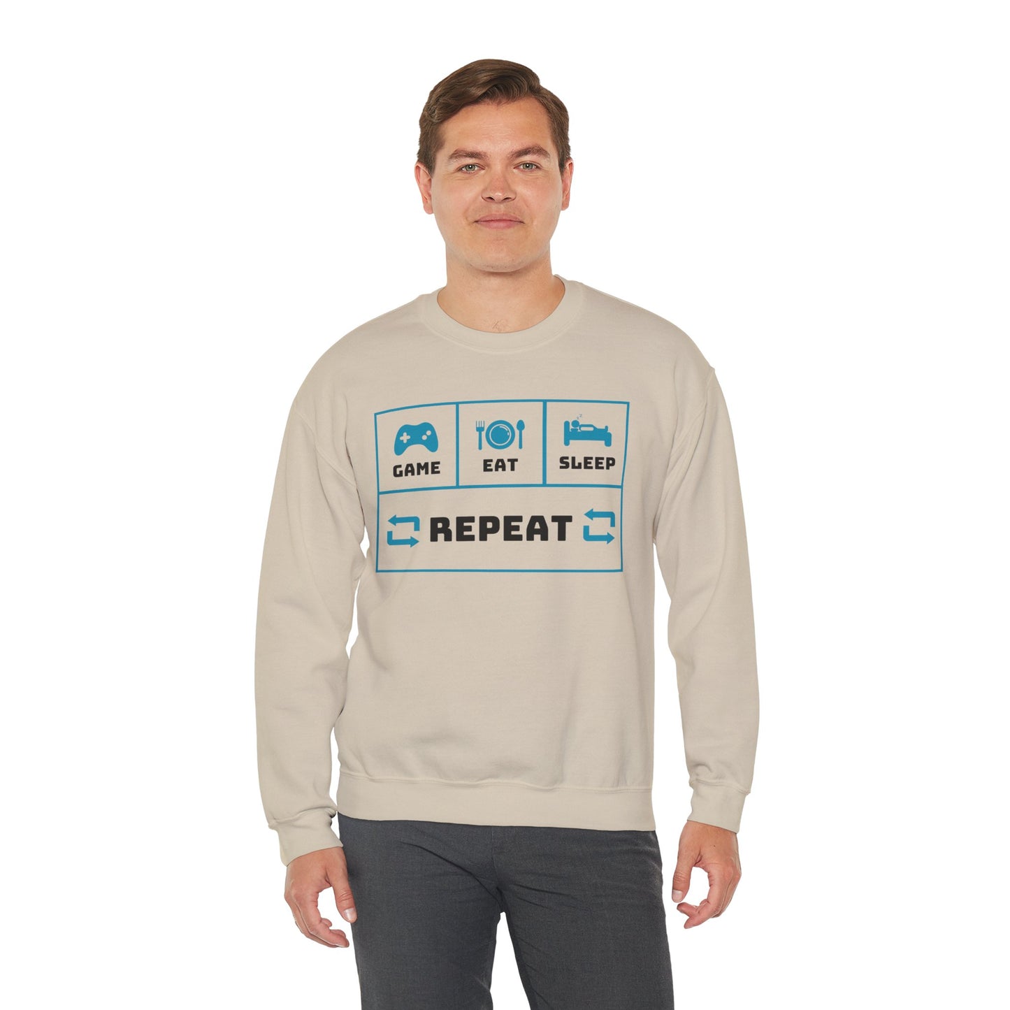 Heavy Blend™ Crewneck Repeat Sweatshirt