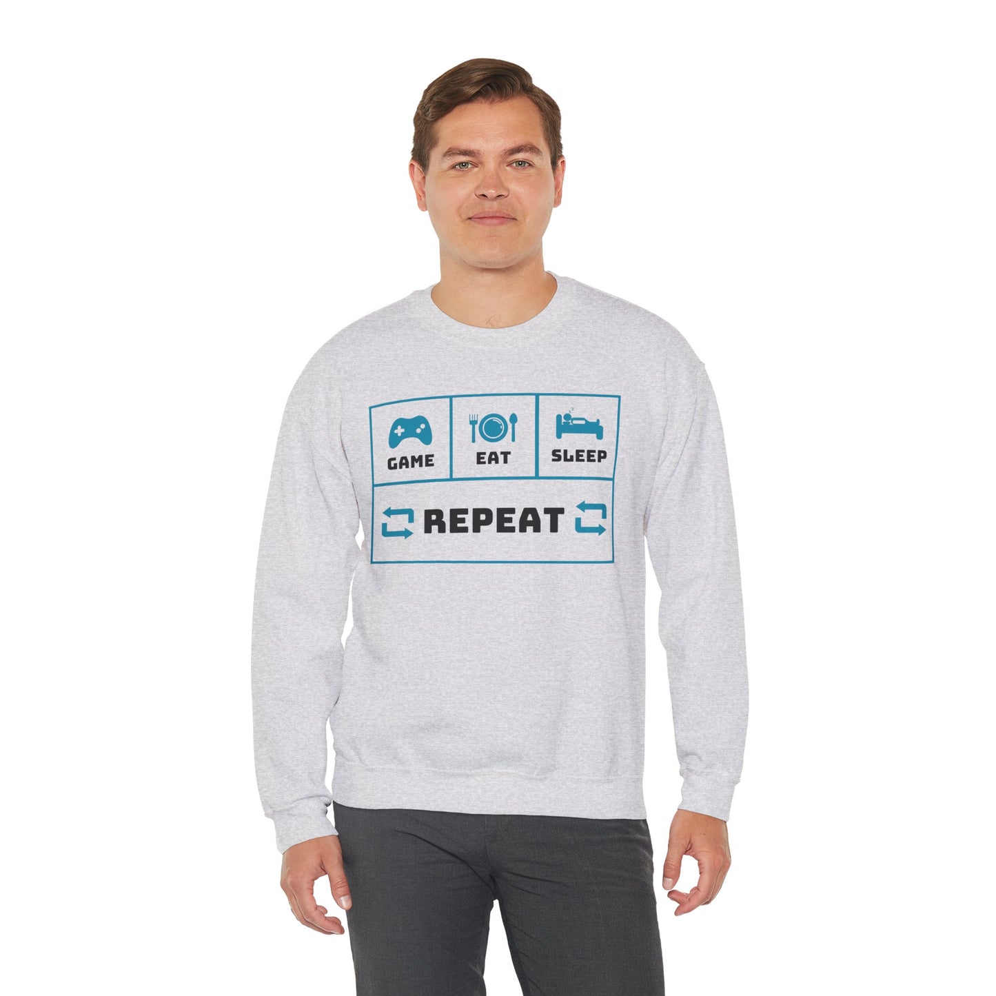 Heavy Blend™ Crewneck Repeat Sweatshirt