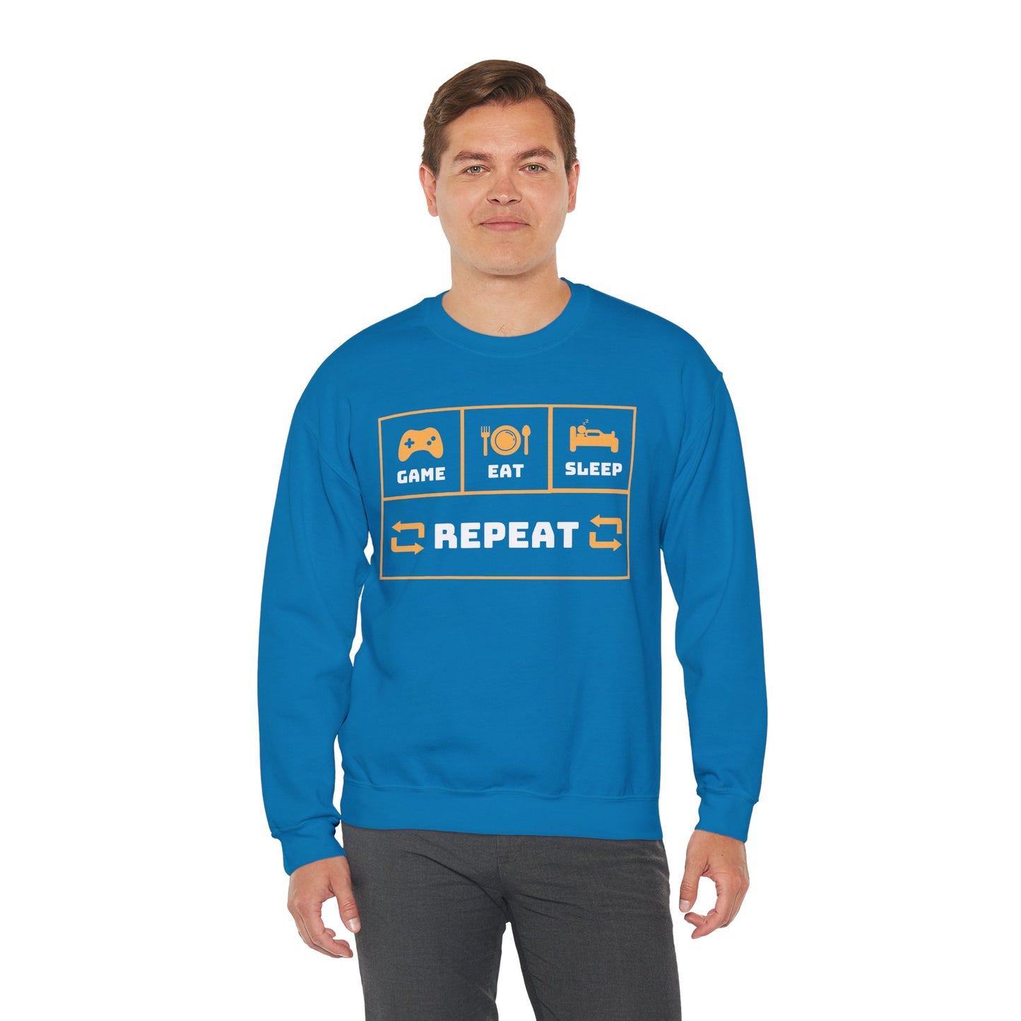 Heavy Blend™ Crewneck Repeat Sweatshirt