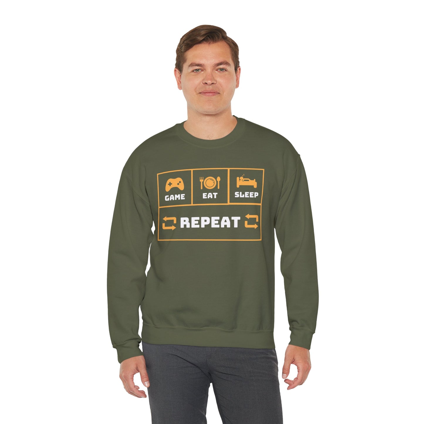 Heavy Blend™ Crewneck Repeat Sweatshirt