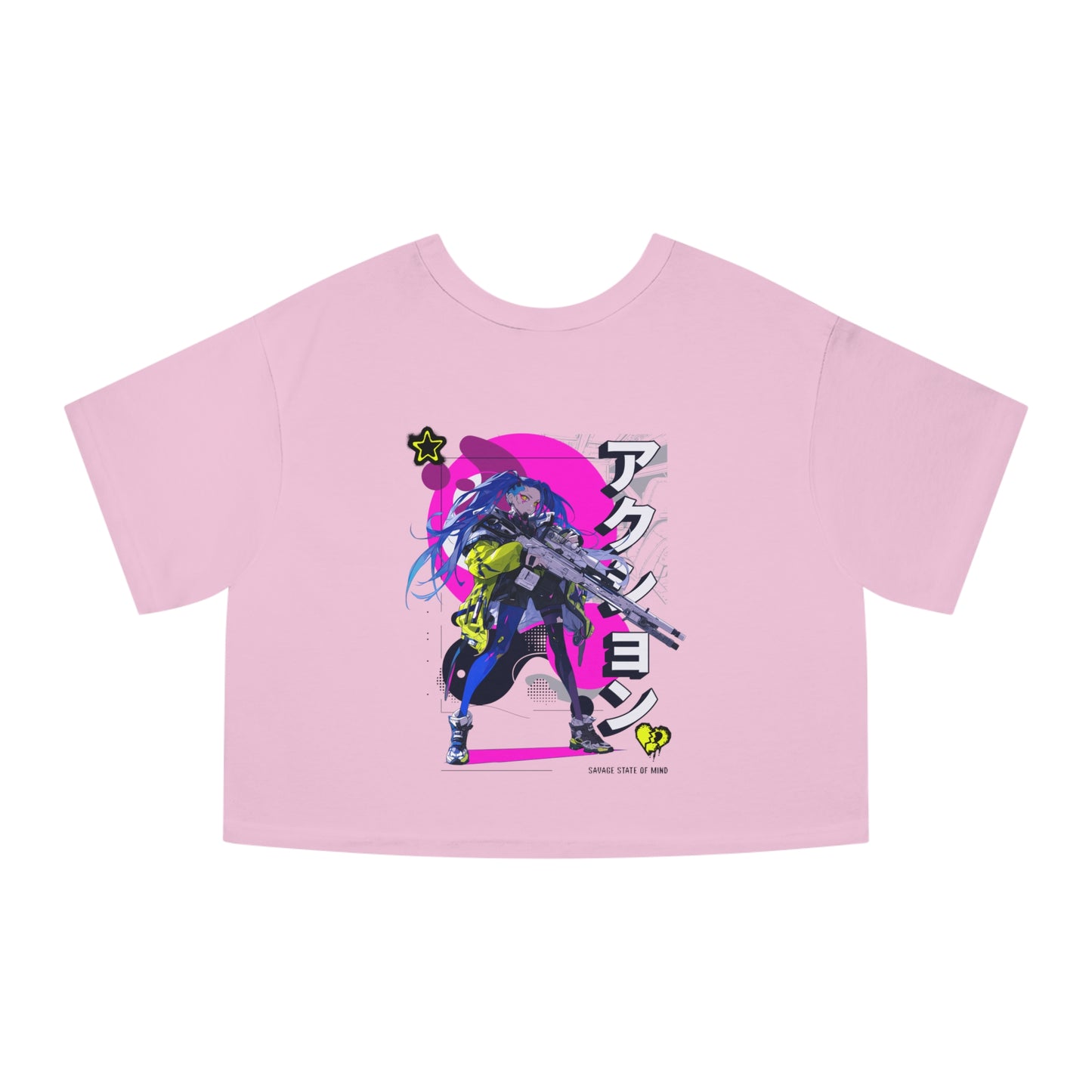Champion Women's Cropped T-Shirt: Savage State of Mind