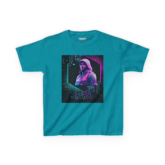Camiseta de algodón pesado para niños - Ropa para jugadores de Savage Kids