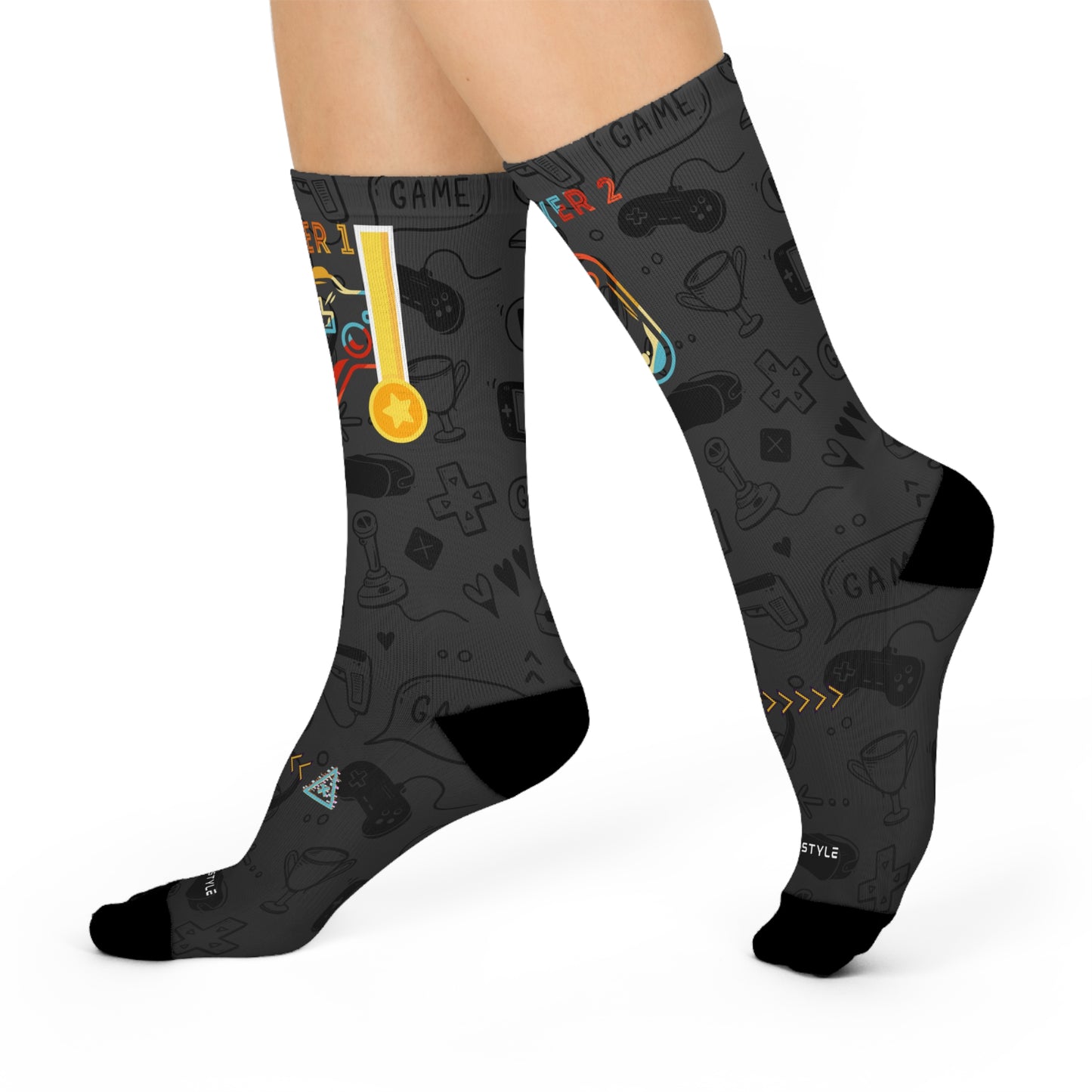 Savage Gaming Cushioned Crew Socks