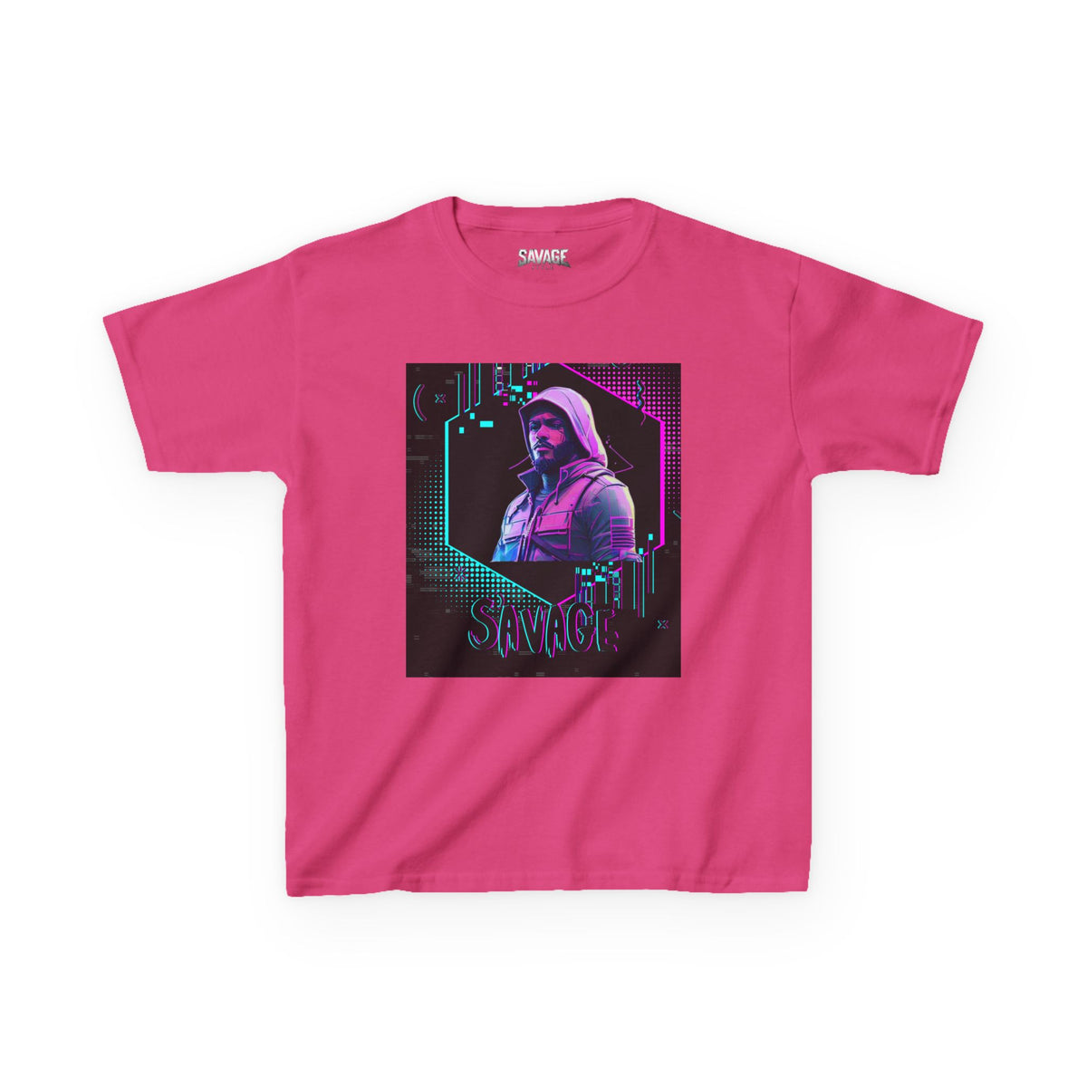Camiseta de algodón pesado para niños - Ropa para jugadores de Savage Kids