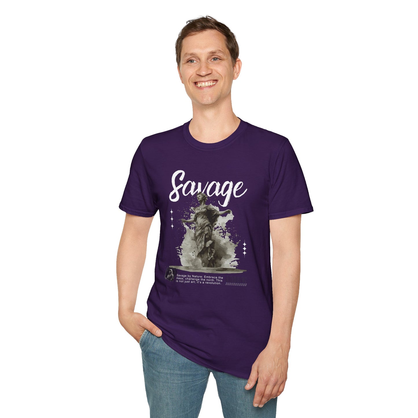 Savage Sculpture Unisex Softstyle T-Shirt