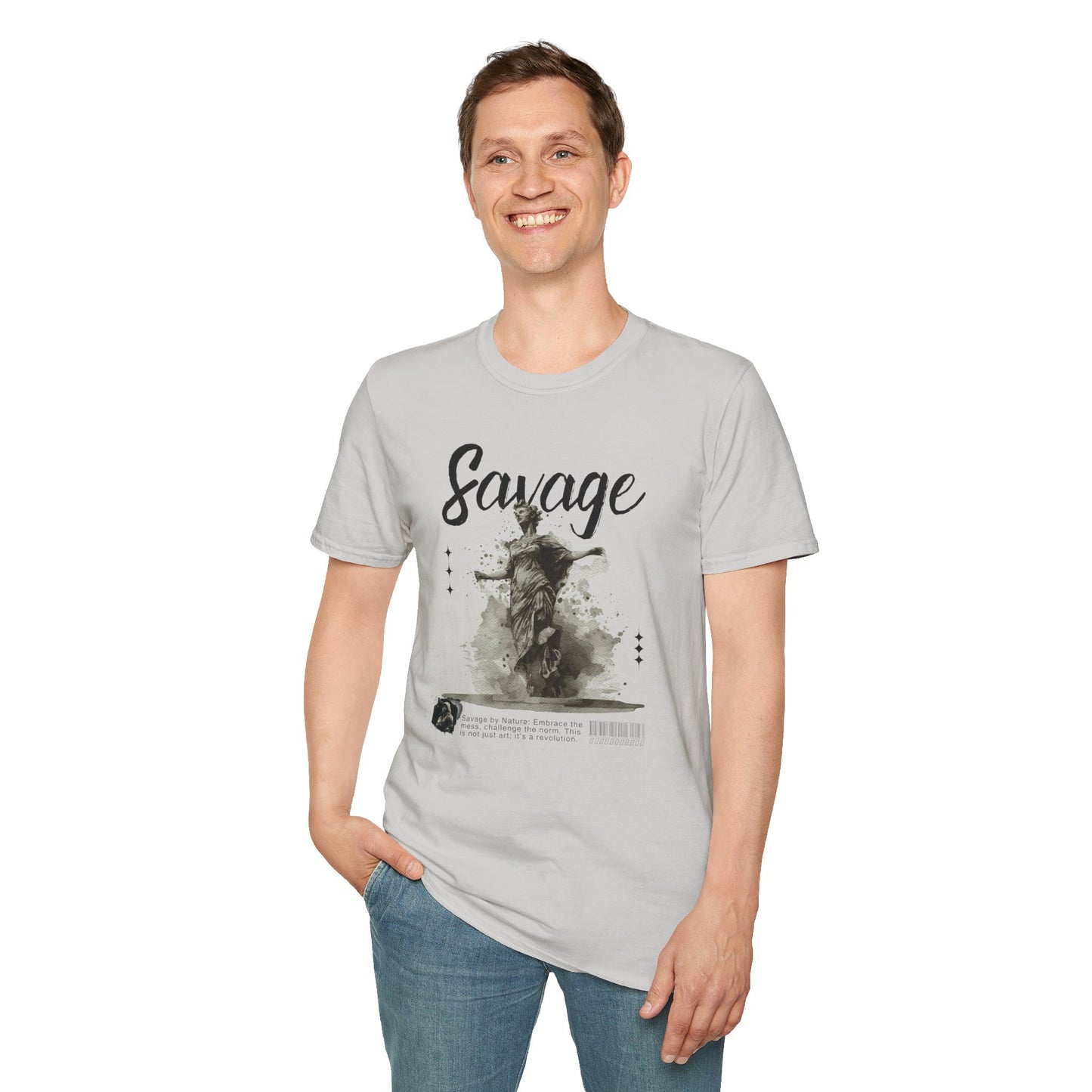 Savage Sculpture Unisex Softstyle T-Shirt