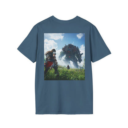 The Road Less Traveled... Unisex Titan Boss Battle Cotton Tee