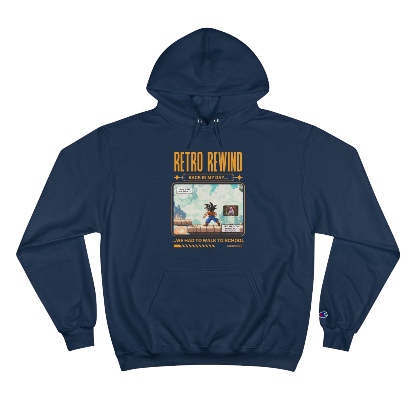 Retro Gamer Champion Hoodie - Back in my day