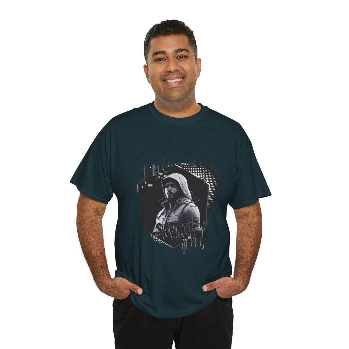 Stone Cold Savage Man - Noir Collection Tee Shirt
