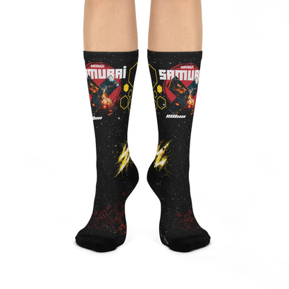 Savage Samurai Cushioned Crew Socks