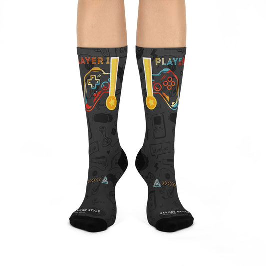 Savage Gaming Cushioned Crew Socks