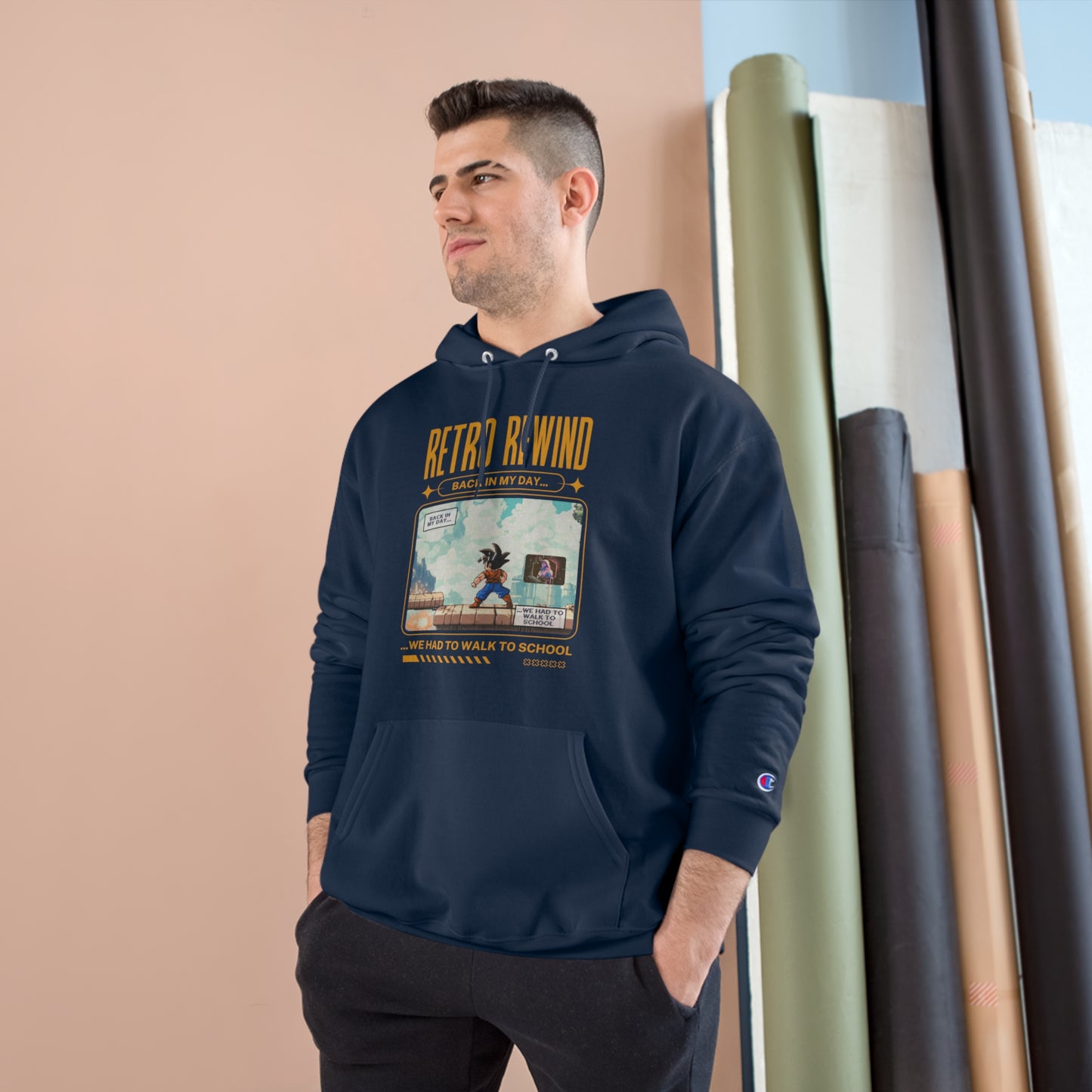 Retro Gamer Champion Hoodie - Back in my day