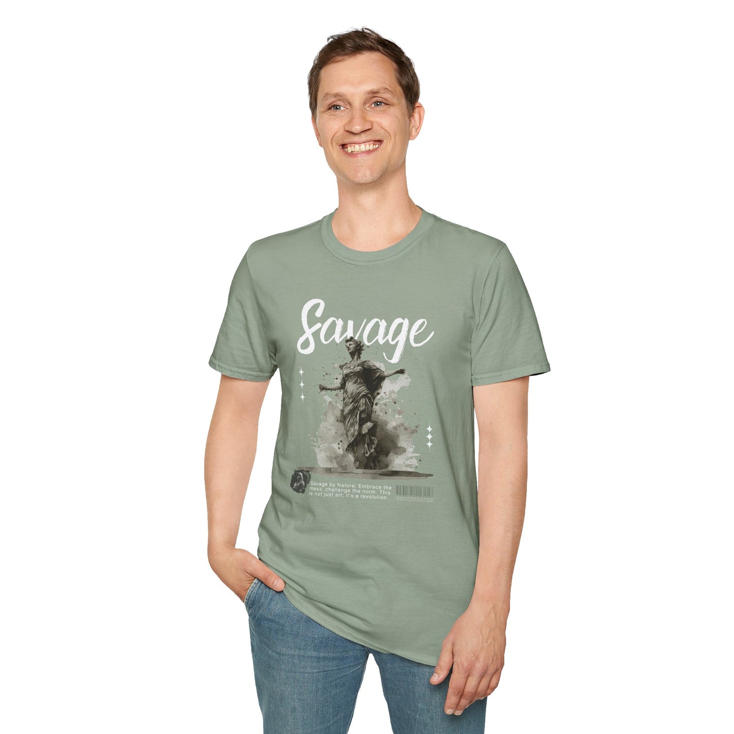 Savage Sculpture Unisex Softstyle T-Shirt