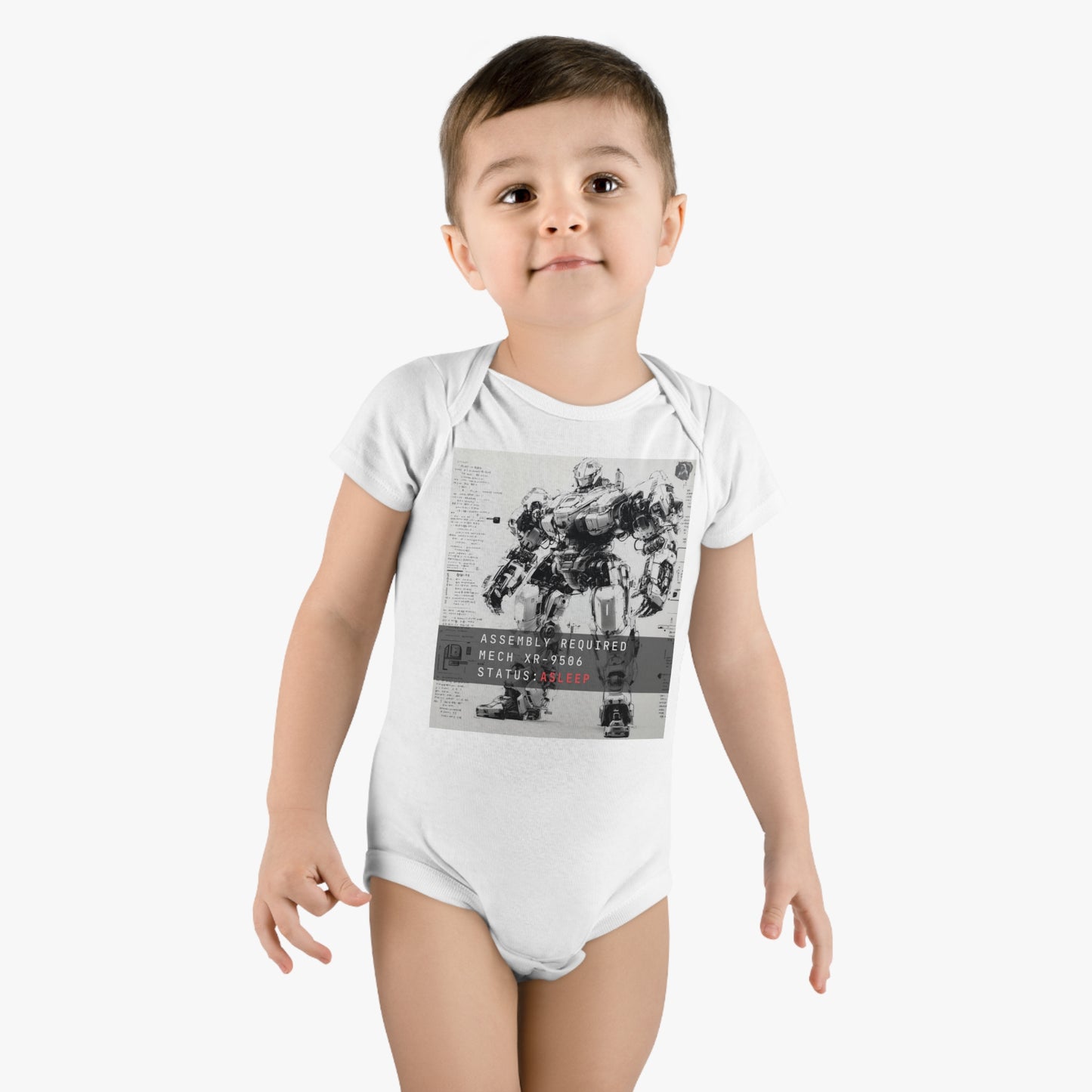 Status: Asleep Onesie® Organic Baby Bodysuit