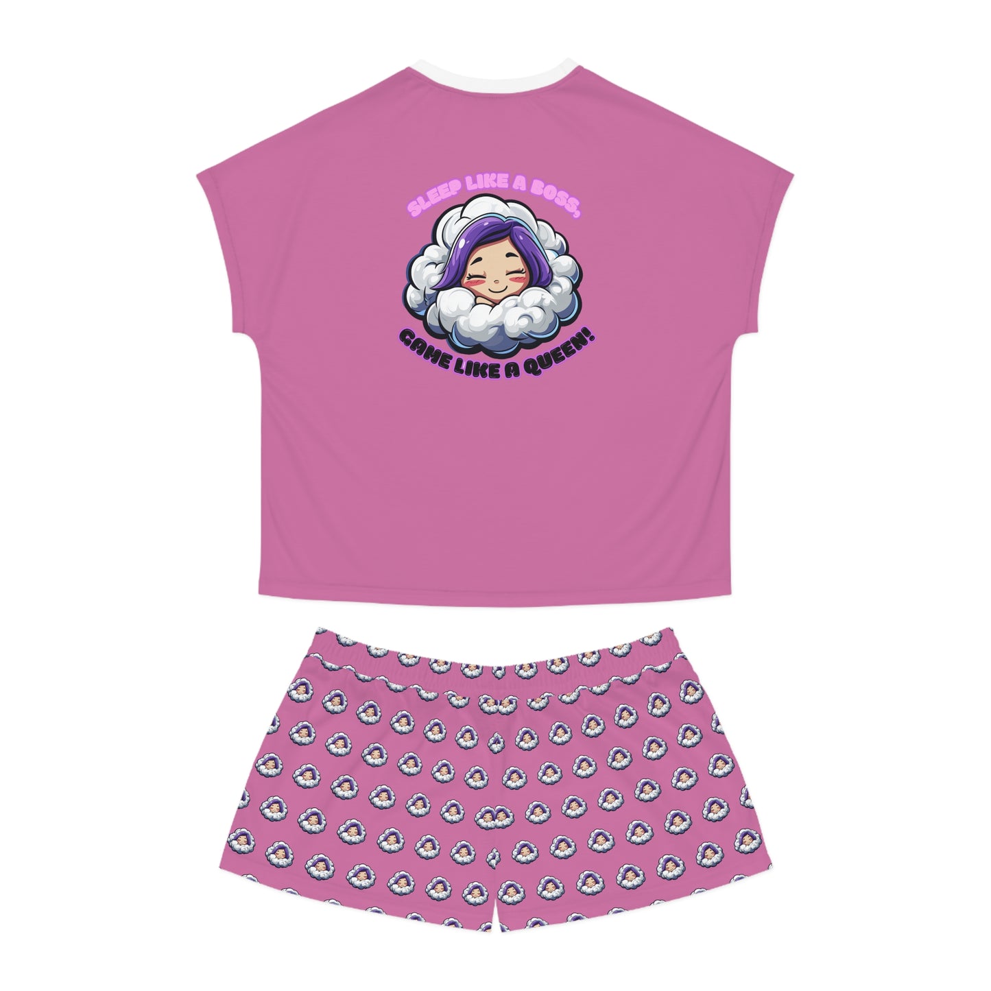 Short Pajama Set - Game, Eat, Sleep, Repeat v.1