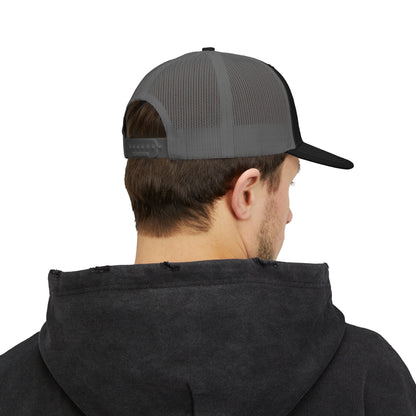ALPHA Wolf Embroidered Snapback Trucker Cap