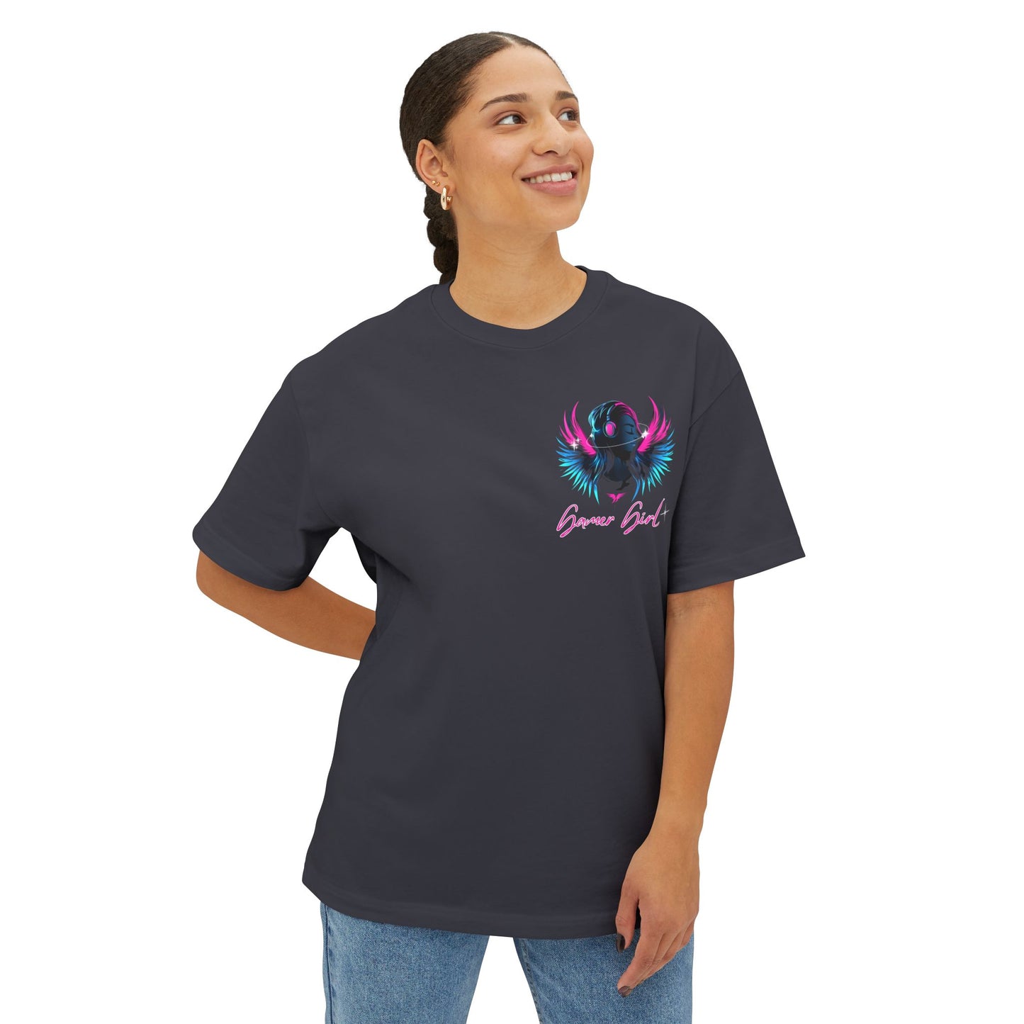 Gamer Girl Boxy Tee - Try to Keep Up