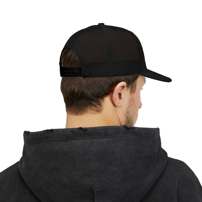 ALPHA Wolf Embroidered Snapback Trucker Cap