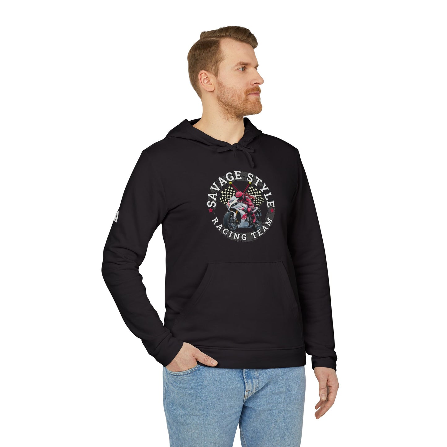 Savage Style Motorcycle Racing Club - adidas Unisex Fleece Hoodie