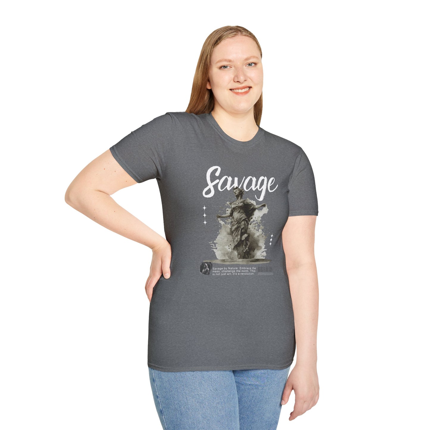 Savage Sculpture Unisex Softstyle T-Shirt