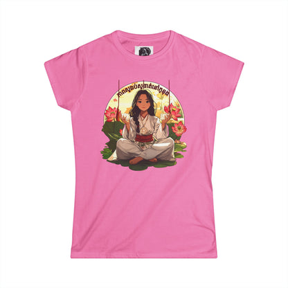 Serenity in Bloom Women's Softstyle Tee