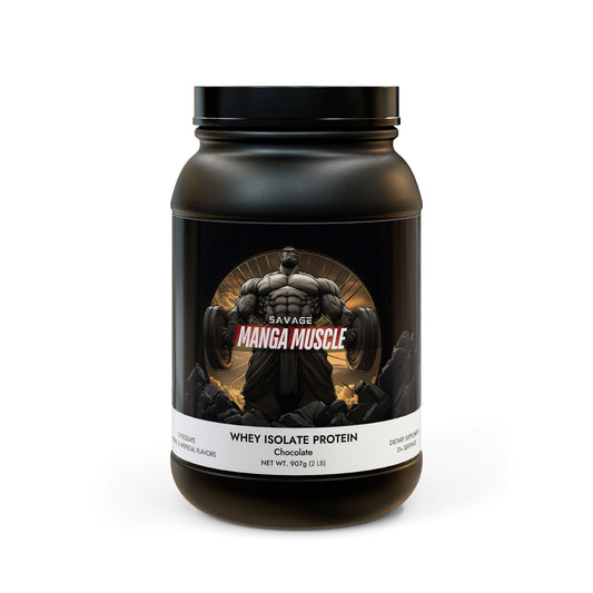 Savage Manga Muscle - Whey Isolate Protein Supplement (907g, 2lb)