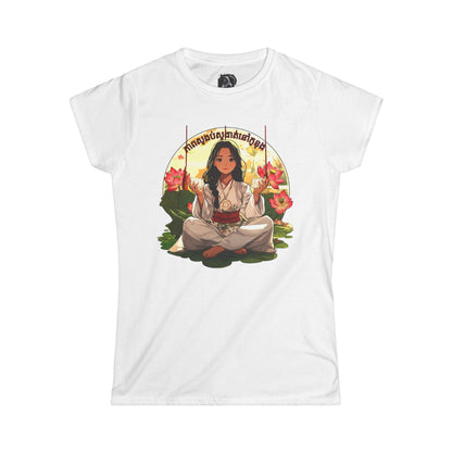 Serenity in Bloom Women's Softstyle Tee