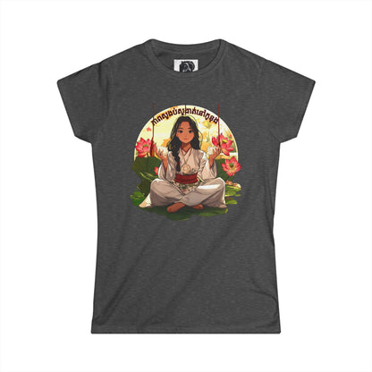 Serenity in Bloom Women's Softstyle Tee