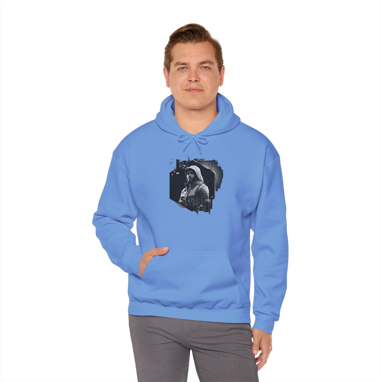 Gamer Hoodie Sweatshirt - Savage Style Gamer Gear Clothing: Noir Collection