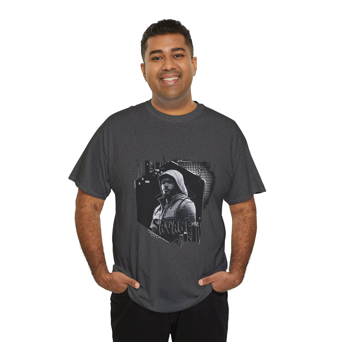 Stone Cold Savage Man - Noir Collection Tee Shirt