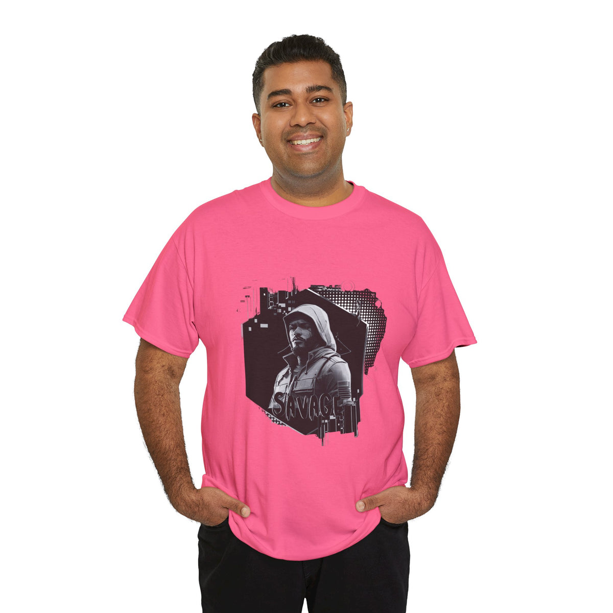 Stone Cold Savage Man - Noir Collection Tee Shirt