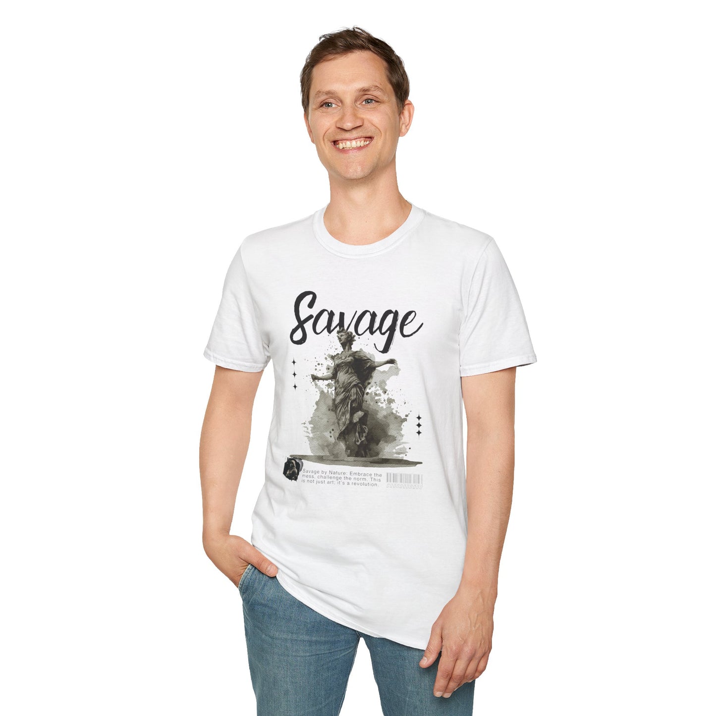 Savage Sculpture Unisex Softstyle T-Shirt