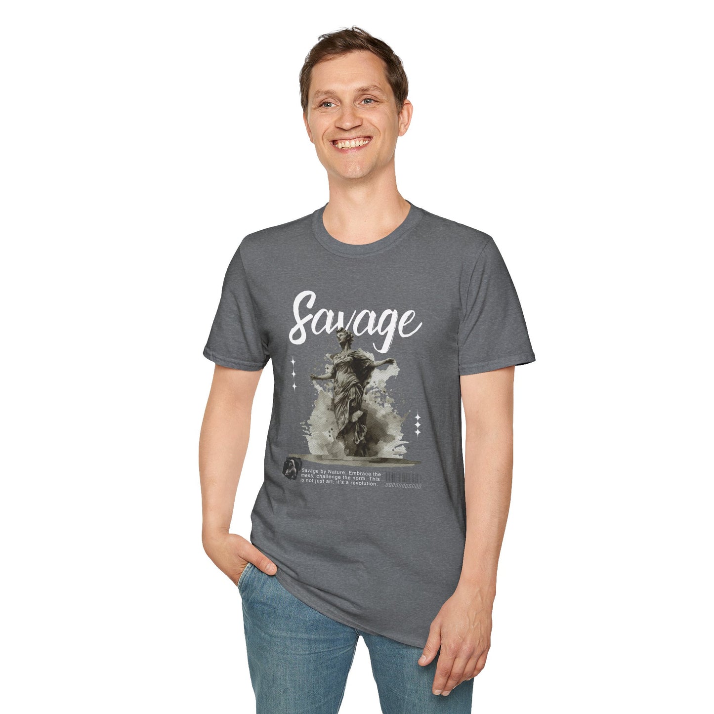 Savage Sculpture Unisex Softstyle T-Shirt