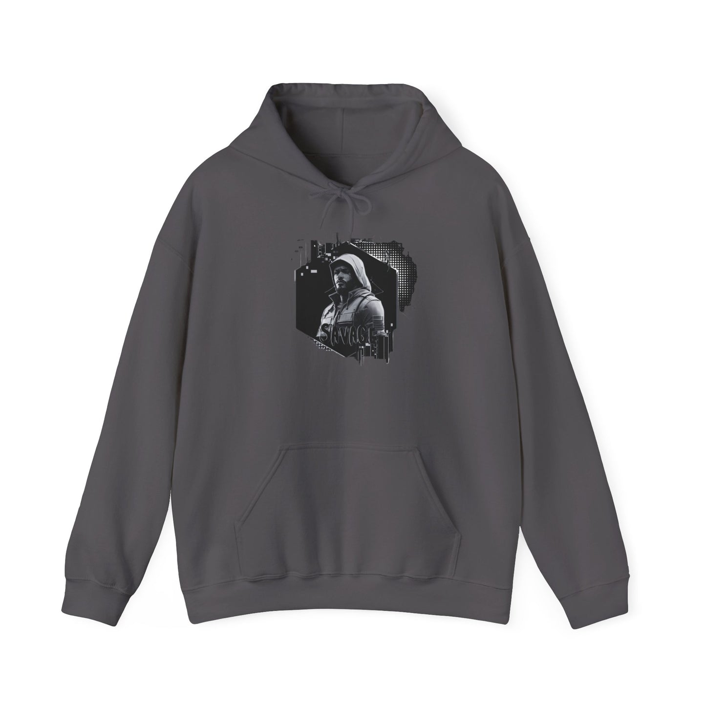 Gamer Hoodie Sweatshirt - Savage Style Gamer Gear Clothing: Noir Collection